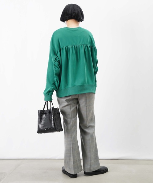 LUCA/LADY LUCK LUCA(ルカ/レディラックルカ)の「LC/LLL チェックベルボトムパンツ(その他パンツ・レディース・グレー/チャコールグレー・36/38)」の14枚目の写真