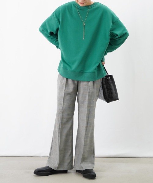 LUCA/LADY LUCK LUCA(ルカ/レディラックルカ)の「LC/LLL チェックベルボトムパンツ(その他パンツ・レディース・グレー/チャコールグレー・36/38)」の7枚目の写真