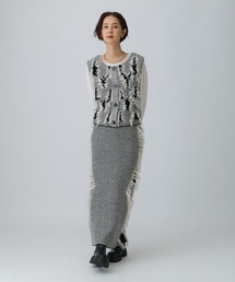 LEPSIM | フリンジベスト＊スカート《2点セット》 595306(ワンピース)