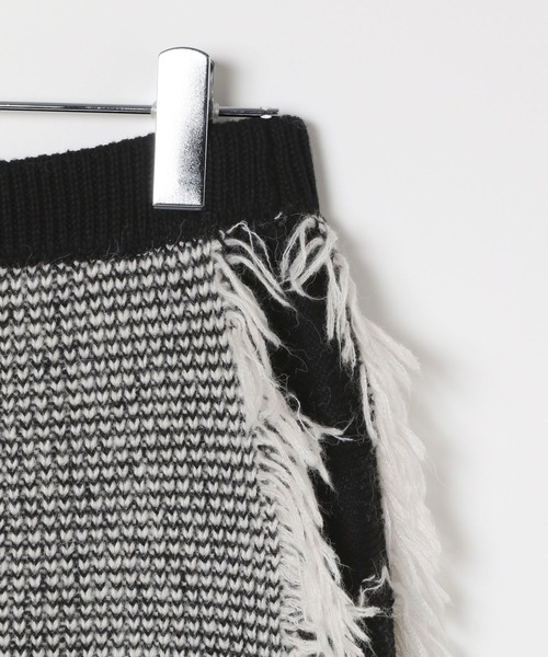 LEPSIM（レプシィム）の「フリンジベスト＊スカート《2点セット》 595306（ワンピース・レディース・ブラック/ホワイト・FREE）」の12枚目の写真