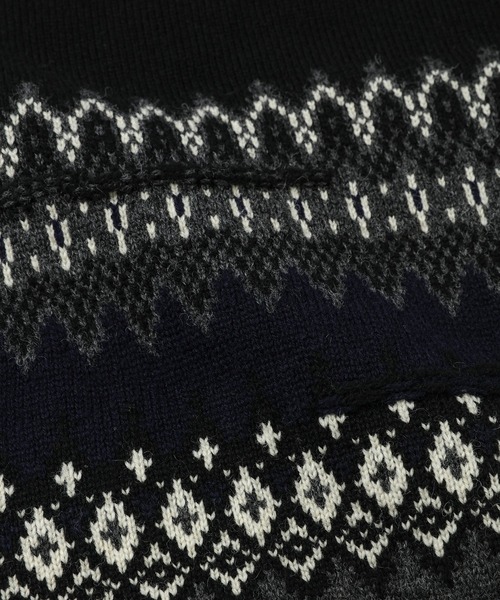 JUNYA WATANABE MAN（ジュンヤワタナベマン）の「SHETLAND WOOL NORDIC SWEATER（ニット/セーター・メンズ・ブラック系・S/M/L）」の5枚目の写真