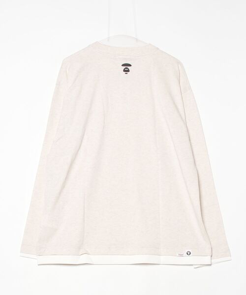 AAPE BY A BATHING APE(エーエイプバイアベイシングエイプ)の「AAPE BASIC LONG SLEEVE TEE(Tシャツ/カットソー・メンズ・ベージュ系その他5・LARGE/MEDIUM/XX-LARGE/SMALL/X-LARGE)」の5枚目の写真