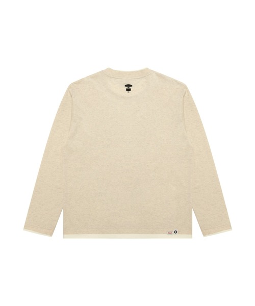 AAPE BY A BATHING APE(エーエイプバイアベイシングエイプ)の「AAPE BASIC LONG SLEEVE TEE(Tシャツ/カットソー・メンズ・ベージュ系その他5・LARGE/MEDIUM/XX-LARGE/SMALL/X-LARGE)」の7枚目の写真