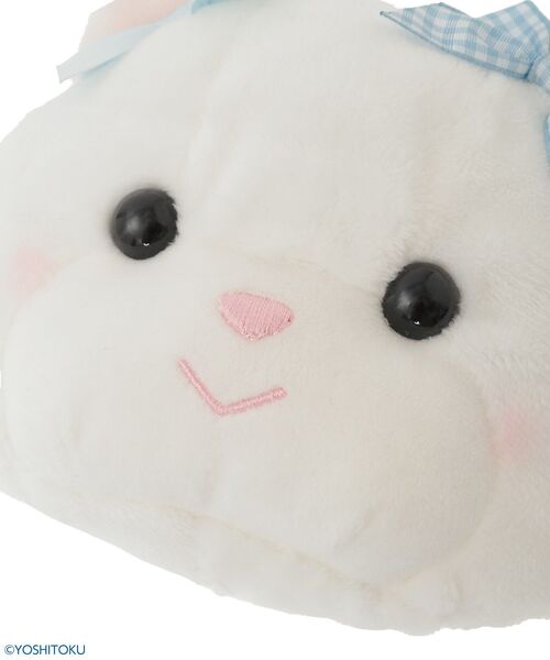 Maison de FLEUR(メゾンドフルール)の「クリーミーねこフェイスポーチ(ポーチ・レディース・ホワイト・FREE)」の12枚目の写真