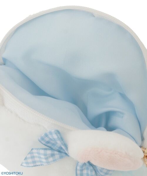 Maison de FLEUR(メゾンドフルール)の「クリーミーねこフェイスポーチ(ポーチ・レディース・ホワイト・FREE)」の9枚目の写真