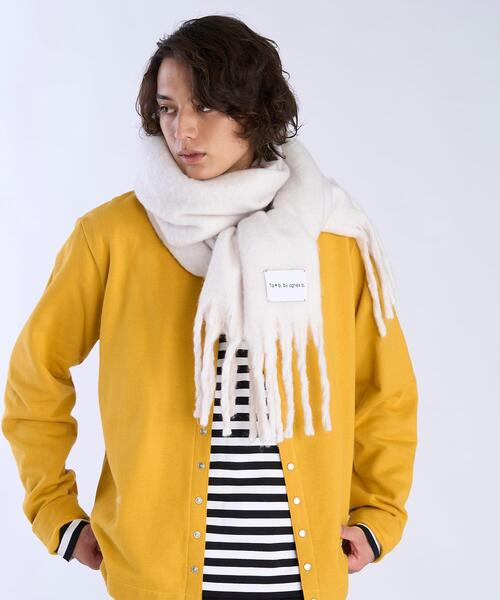 To b. by agnes b.（トゥービーバイアニエスベー）の「カラー マフラー（マフラー・レディース・ホワイト系その他・FREE）」の10枚目の写真