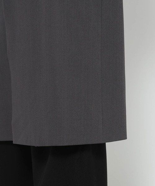 HARE（ハレ）の「【SET UP対応】ポリエステルイージーギャバチェスターコート(HARE)（チェスターコート・メンズ・グレー/ブラック・FREE）」の13枚目の写真