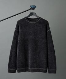 COLONY 2139 | ダブルジャガードモールラインクルーネックプルオーバー(ニット/セーター)