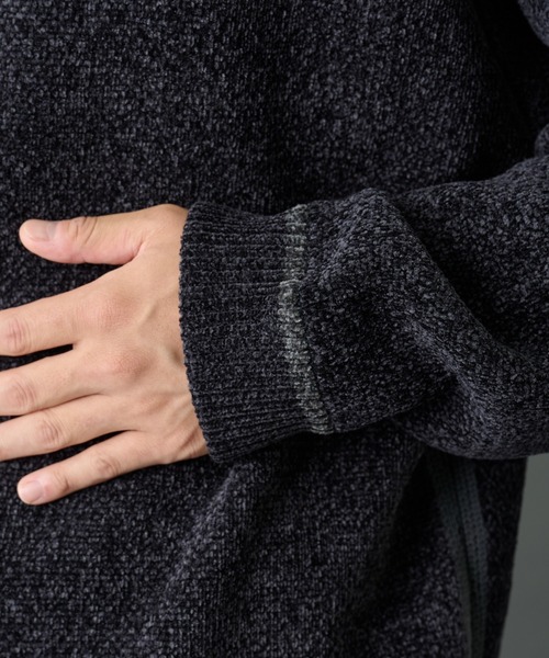 COLONY 2139（コロニートゥーワンスリーナイン）の「ダブルジャガードモールラインクルーネックプルオーバー（ニット/セーター・メンズ・ネイビー/ブラック/グレー・LARGE/MEDIUM）」の20枚目の写真