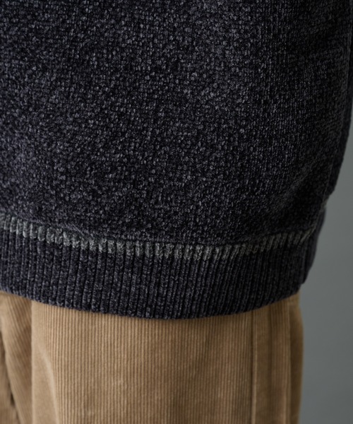 COLONY 2139（コロニートゥーワンスリーナイン）の「ダブルジャガードモールラインクルーネックプルオーバー（ニット/セーター・メンズ・ネイビー/ブラック/グレー・LARGE/MEDIUM）」の21枚目の写真