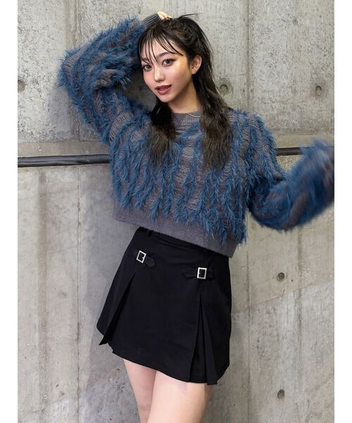 MURUA（ムルーア）の「デザインミニスカショートパンツ（その他パンツ・レディース・ブラック/モカ・1/2）」の16枚目の写真