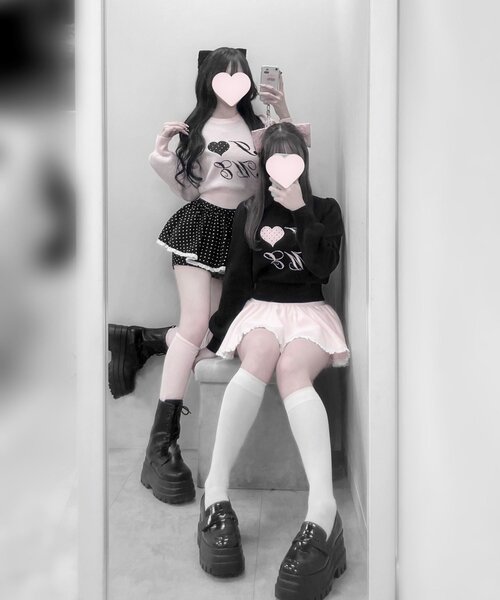 セール】【インフルエンサー企画】miko I LOVE ME ニット（ポロシャツ