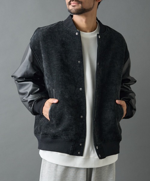 COLONY 2139（コロニートゥーワンスリーナイン）の「タフモールパテッドスタジャン（スタジャン・メンズ・ブラック/ブラウン・MEDIUM/LARGE）」の21枚目の写真