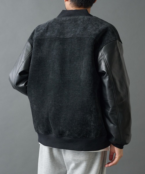 COLONY 2139（コロニートゥーワンスリーナイン）の「タフモールパテッドスタジャン（スタジャン・メンズ・ブラック/ブラウン・MEDIUM/LARGE）」の22枚目の写真