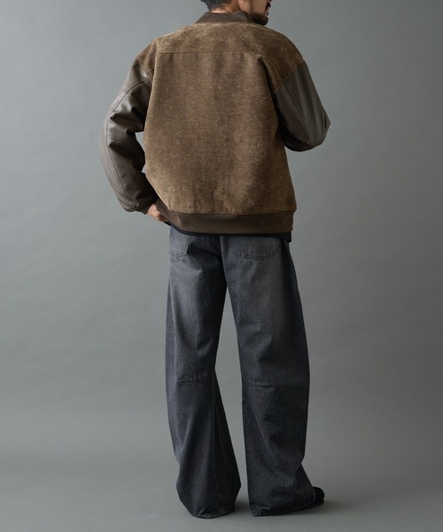 COLONY 2139（コロニートゥーワンスリーナイン）の「タフモールパテッドスタジャン（スタジャン・メンズ・ブラック/ブラウン・MEDIUM/LARGE）」の11枚目の写真