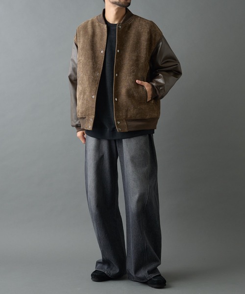 COLONY 2139（コロニートゥーワンスリーナイン）の「タフモールパテッドスタジャン（スタジャン・メンズ・ブラック/ブラウン・MEDIUM/LARGE）」の9枚目の写真