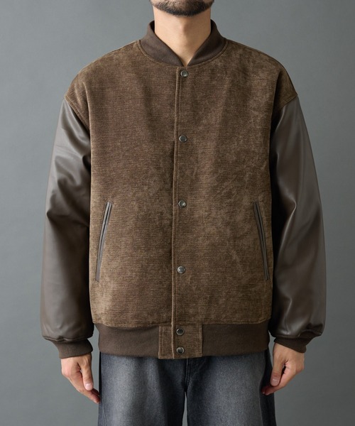 COLONY 2139（コロニートゥーワンスリーナイン）の「タフモールパテッドスタジャン（スタジャン・メンズ・ブラック/ブラウン・MEDIUM/LARGE）」の12枚目の写真