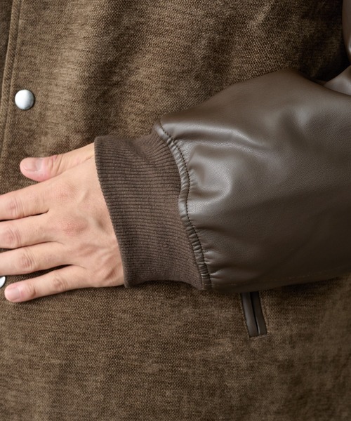 COLONY 2139（コロニートゥーワンスリーナイン）の「タフモールパテッドスタジャン（スタジャン・メンズ・ブラック/ブラウン・MEDIUM/LARGE）」の16枚目の写真