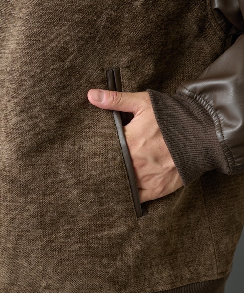 COLONY 2139（コロニートゥーワンスリーナイン）の「タフモールパテッドスタジャン（スタジャン・メンズ・ブラック/ブラウン・MEDIUM/LARGE）」の17枚目の写真