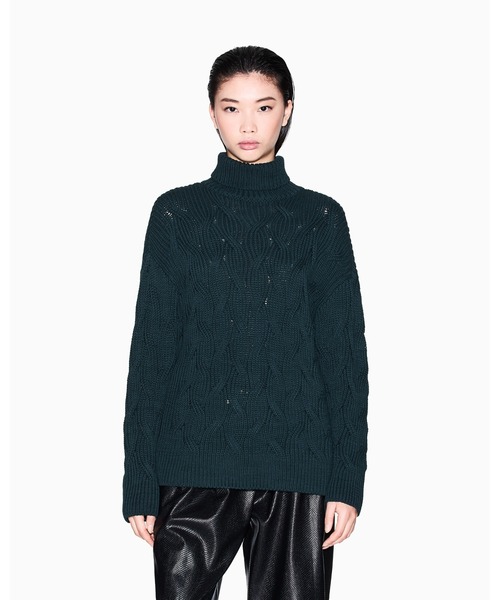 極美品❤︎GIORGIO ARMANI アルマーニ ケーブルニット ジャケット 黒 GIORGIO ARMANI/ジョルジオ アルマーニ_Men通販 | アプトン