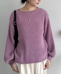 Doux archives | ラメモールヤーンニット(ニット/セーター)