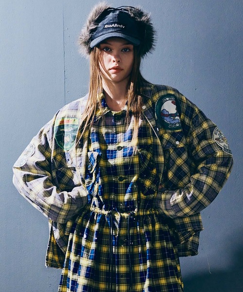 asknowasdewan Burberry風チェックハートシャツ3号 30％OFF】【as know