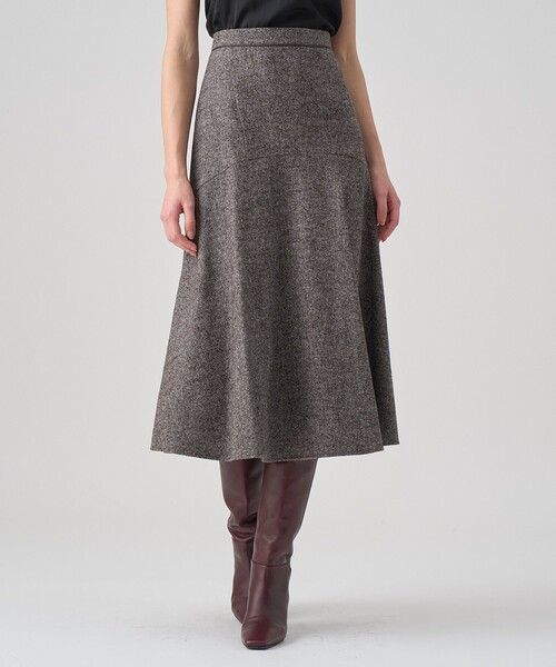 美品　アナイ　イタリア製生地　GIOLICA 2024 ツイード　スカート 美品 アナイ イタリア製生地 GIOLICA 2024 ツイード スカート