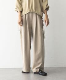 【日本製】裏毛2タックバレルパンツ