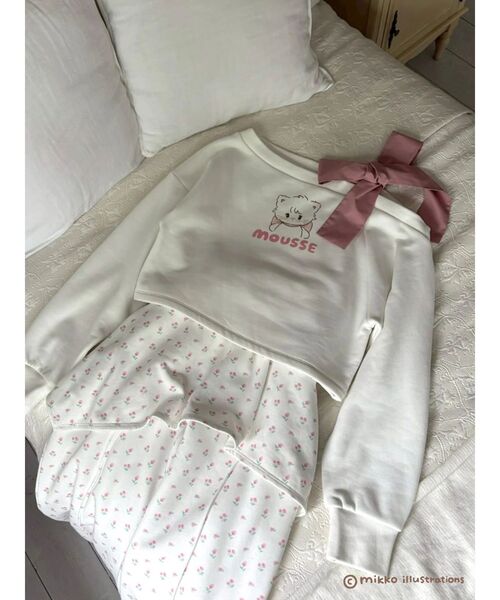 CALNAMUR（カルナムール）の「【mikkoコラボ】ワンショルダーリボン