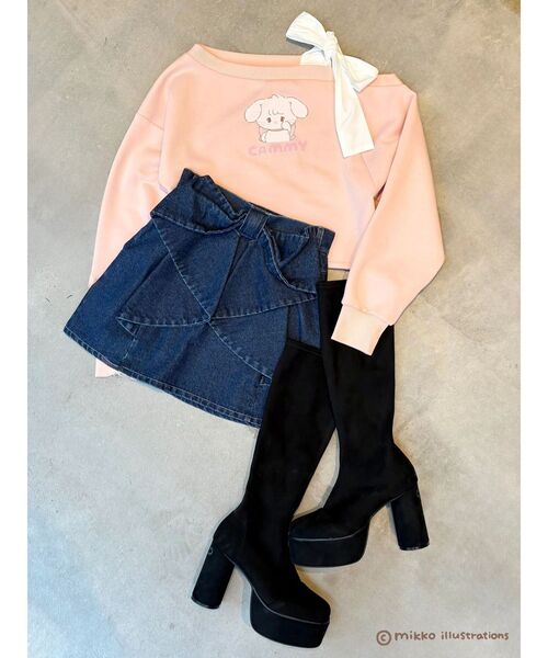 CALNAMUR（カルナムール）の「【mikkoコラボ】ワンショルダーリボン