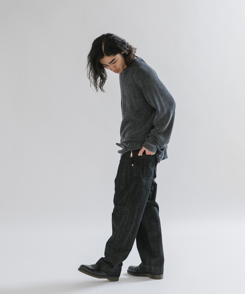 SKEWed(スキュー)の「SKEWed/スキュー6ポケットデニム スラックスパンツ(デニムパンツ・メンズ・インディゴブルー/ブラック・M/L/S)」の7枚目の写真