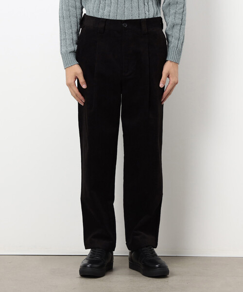 COMME CA ISM（コムサイズム）の「コーデュロイ ワンタック ワイド テーパードパンツ（その他パンツ・メンズ・ダークブラウン/ブラック・M/S/L）」の13枚目の写真