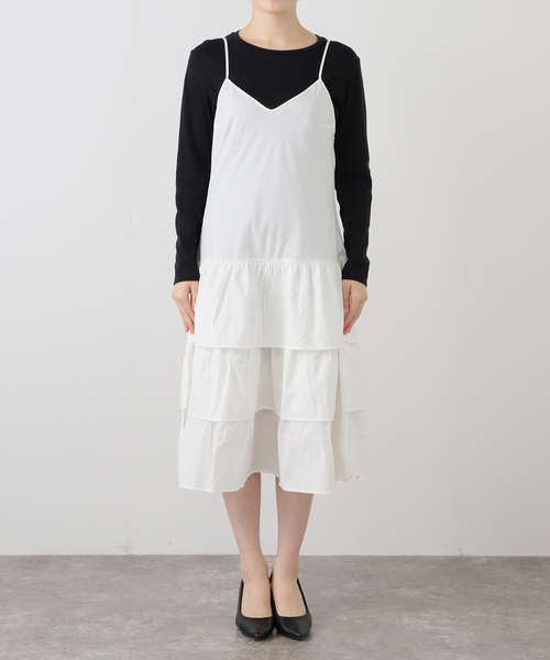 EDIT. FOR LULU（エディットフォールル）の「【gimaguas/ギマガス】JOAN MIDI DRESS（ワンピース・レディース・ホワイト・SMALL）」の6枚目の写真