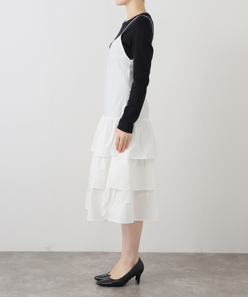 EDIT. FOR LULU（エディットフォールル）の「【gimaguas/ギマガス】JOAN MIDI DRESS（ワンピース・レディース・ホワイト・SMALL）」の7枚目の写真