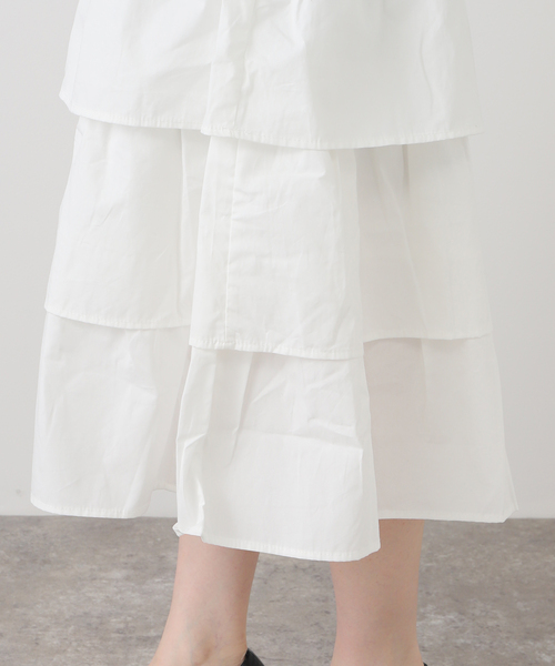 EDIT. FOR LULU（エディットフォールル）の「【gimaguas/ギマガス】JOAN MIDI DRESS（ワンピース・レディース・ホワイト・SMALL）」の11枚目の写真