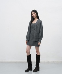 【GENERAL IDEA】バルーンスリーブルーズカーディガン / BALLOON SLEEVE LOOSE FIT CARDIGAN