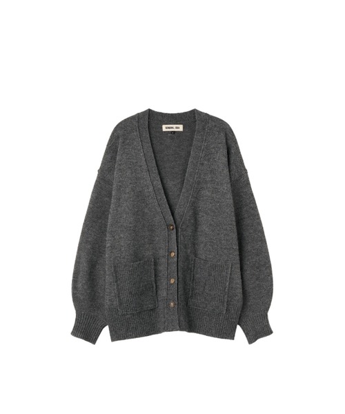 GENERAL IDEA(ジェネラルアイデア)の「【GENERAL IDEA】バルーンスリーブルーズカーディガン / BALLOON SLEEVE LOOSE FIT CARDIGAN(カーディガン/ボレロ・レディース・ブラック/チャコール・L/M/S)」の17枚目の写真