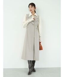 LAGUNAMOON | メタルボタンテーラードジャンパースカート(ワンピース)