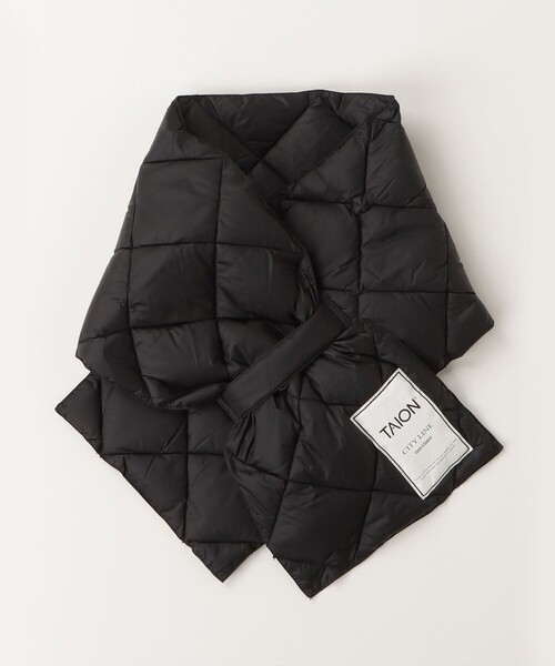 TAION（タイオン）の「【TAION/タイオン】CITYダウンスカーフ（ストール/ショール・レディース・ベージュ/ネイビー/ブラック/アイボリー・FREE）」の15枚目の写真