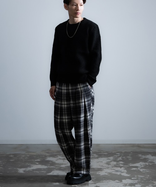 improves（インプローブス）の「無地＆ボーダー ウール ニット（ニット/セーター・メンズ・ブラック/ネイビー系/カーキ系/ブラック系/ホワイト/カーキ・MEDIUM/LARGE）」の22枚目の写真