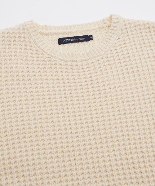 improves（インプローブス）の「無地＆ボーダー ウール ニット（ニット/セーター・メンズ・ブラック/ネイビー系/カーキ系/ブラック系/ホワイト/カーキ・MEDIUM/LARGE）」の7枚目の写真