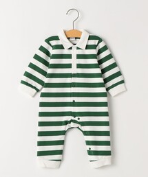 SHIPS | SHIPS KIDS:70～80cm / ボーダー ラガーシャツ ロンパース(ロンパース)