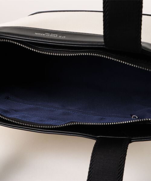 U.S. POLO ASSN.(ユーエスポロアッスン)の「【U.S. POLO ASSN.】 ユーエスポロアッスン ユニセックス キャンバストートバッグ USPA-2715(トートバッグ・メンズ・グレー/ブラック/ホワイト・FREE)」の6枚目の写真