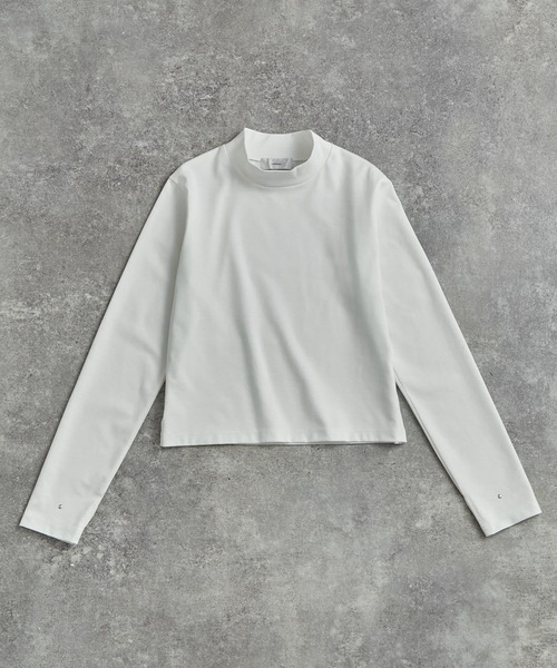 ADRER（アドラー）の「High Neck Compact Long T / ハイネックコンパクトロングT（Tシャツ/カットソー・メンズ・ブラック/ホワイト・S/XS/M/L）」の13枚目の写真