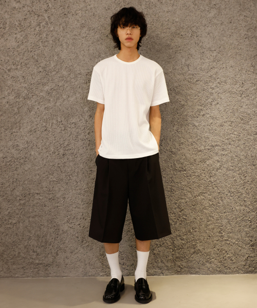 SIGNATURE（シグネチャ）の「スーパーワイドバermudaパンツ[ブラック]（その他パンツ・レディース・その他・MEDIUM/LARGE）」の10枚目の写真