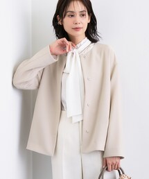 INDIVI｜インディヴィのノーカラージャケット通販 - ZOZOTOWN