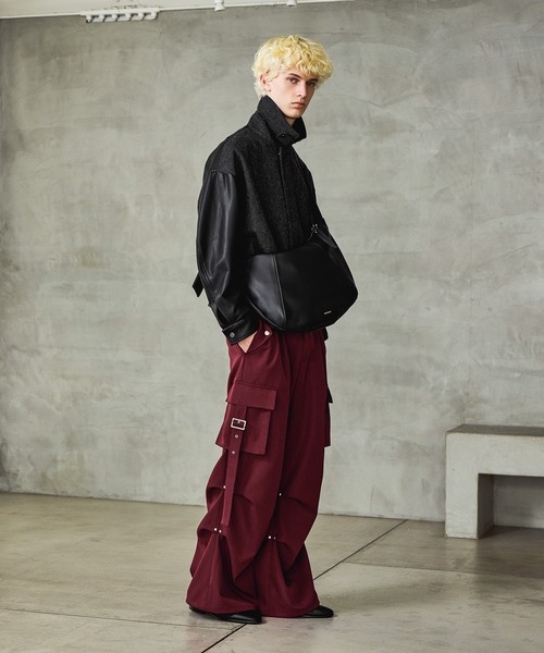 HARE（ハレ）の「クロワッサンショルダーBAG(HARE)（ショルダーバッグ・メンズ・ブラック・FREE）」の17枚目の写真