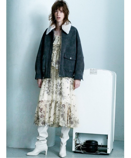 セール】マルチファブリックボアカラーブルゾン（ブルゾン）｜SNIDEL