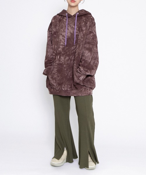 PUNYUS（プニュズ）の「フロントスリットフレアパンツ（その他パンツ・レディース・イエロー/レッド/カーキ/ブラック・1/2/3/4/5）」の19枚目の写真