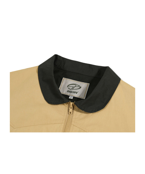 GUBIN(グビン)の「(W) 配色ショートコットンチノジャケット(ナイロンジャケット・レディース・その他・SMALL/MEDIUM)」の4枚目の写真